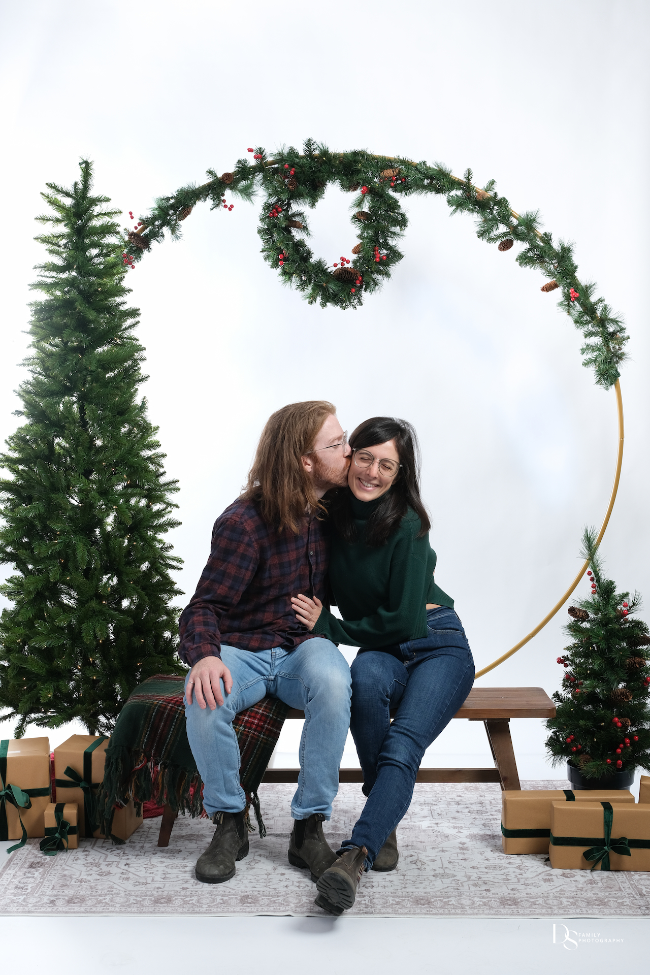 Holiday mini session moment