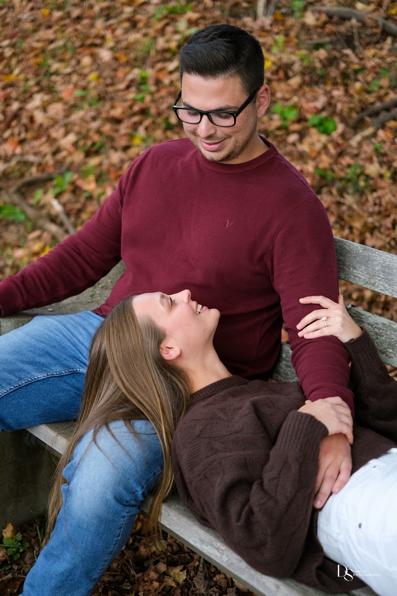 Golden light at the shoreline in Guilford, CT